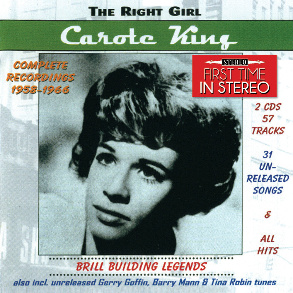Carole King - Right Girl: Brill Building Legends Music CD