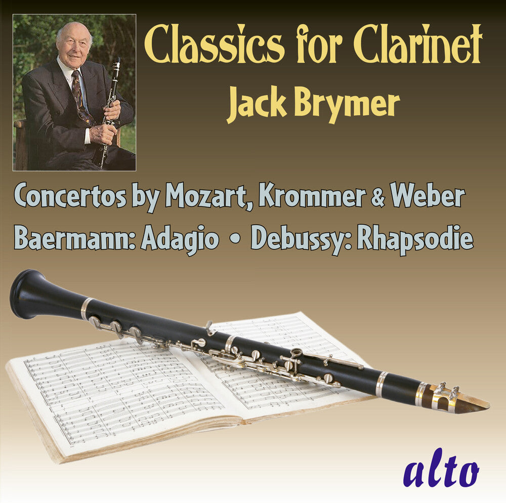Jack Brymer - Classics For Clarinet Music CD