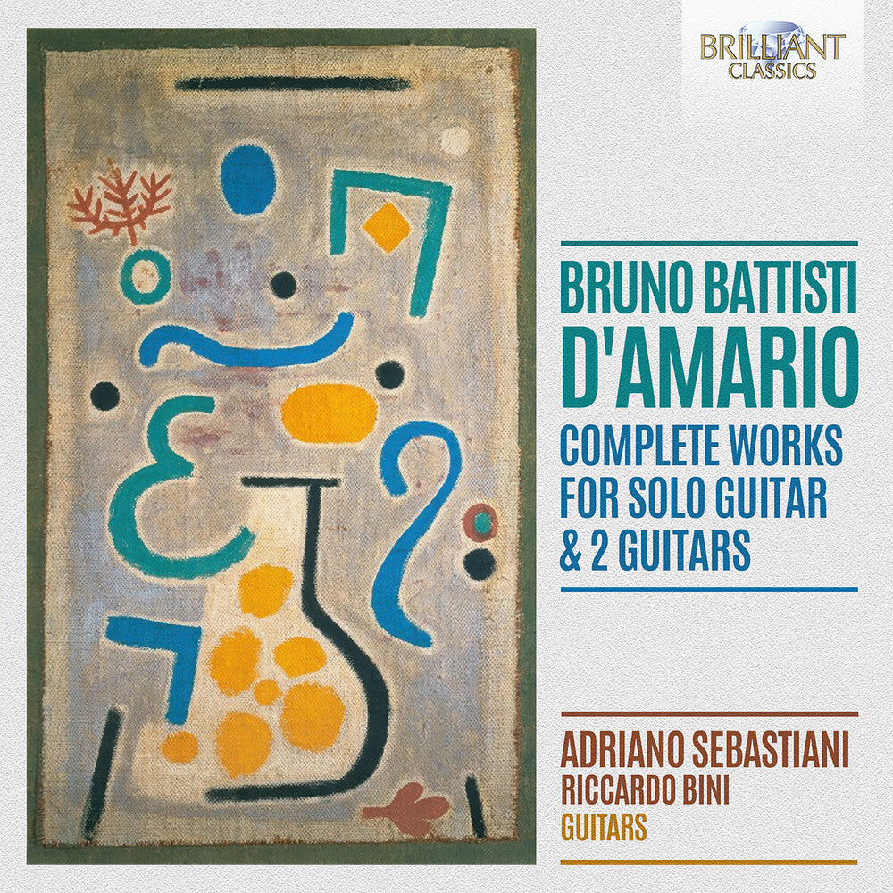 D'amario / Sebastiani - Complete Works For Guitar Solo & Two Guitars Music CD