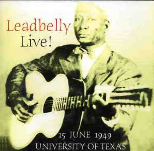 Lead Belly - Leadbelly Live Music CD