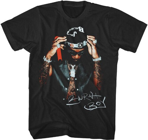 Burna Boy Signature Photo Tshirt Med Blk 23bb080a2 - Burna Boy Signature Photo Tshirt Med Blk 23bb080a2 - Apparel