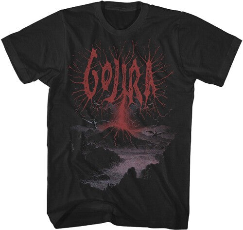 Gojira Volcano Tshirt Shrt Slv 3xl Blk 23goj018a6 - Gojira Volcano Tshirt Shrt Slv 3xl Blk 23goj018a6 - Apparel