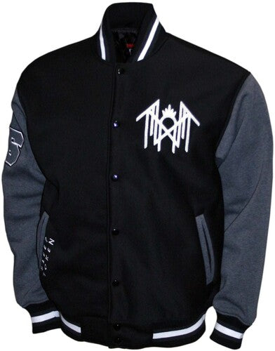 Sleep Token Varsity Lg Slv Jk 2xl /ash M2451sta5 - Sleep Token Varsity Lg Slv Jk 2xl /ash M2451sta5 - Apparel