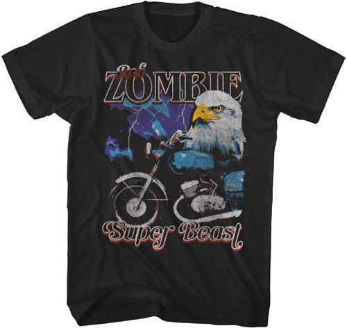 Rob Zombie Super Beast Bike Tshirt Xl Ts4413rbza4 - Rob Zombie Super Beast Bike Tshirt Xl Ts4413rbza4 - Apparel