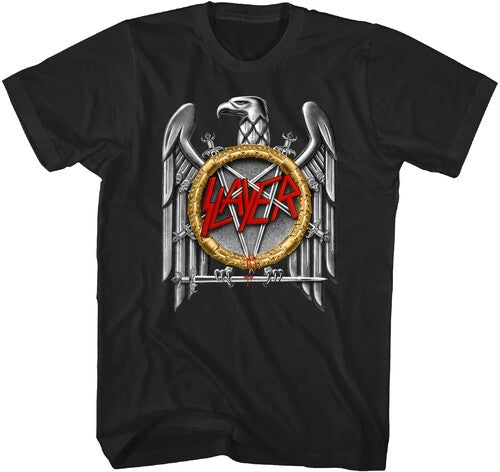 Slayer Silver Eagle Tshirt 2xl Blk Ts4416slaa5 - Slayer Silver Eagle Tshirt 2xl Blk Ts4416slaa5 - Apparel