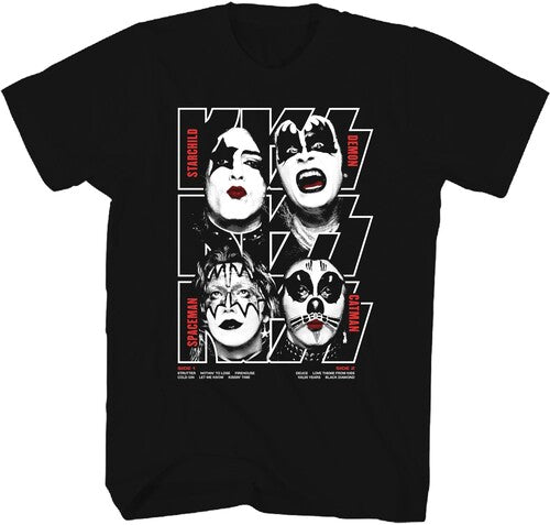 Kiss Debut Album Cover Tshirt 3xl Blk 38101114a6 - Kiss Debut Album Cover Tshirt 3xl Blk 38101114a6 - Apparel
