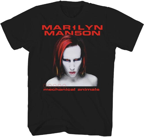 Marilyn Manson Mech Anml Tshirt Xl Blk Ts0001mmaa4 - Marilyn Manson Mech Anml Tshirt Xl Blk Ts0001mmaa4 - Apparel