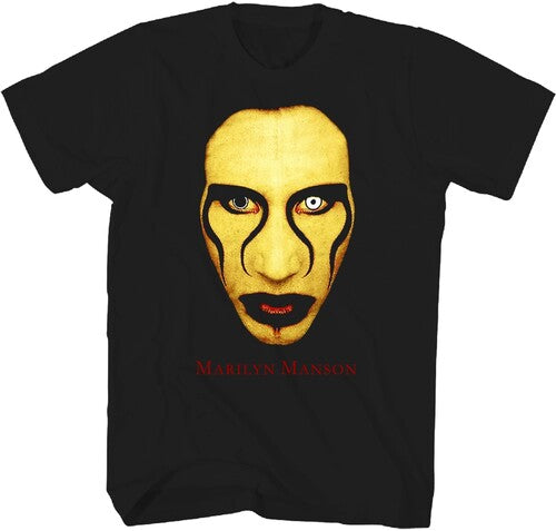 Marilyn Manson Face Sex Tshirt Med Blk Ts0003mmaa2 - Marilyn Manson Face Sex Tshirt Med Blk Ts0003mmaa2 - Apparel