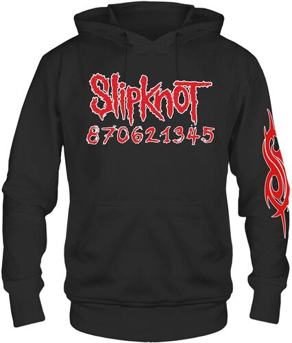 Slipknot Barcode Print Hoodie Xlg Blk 15092485a4 - Slipknot Barcode Print Hoodie Xlg Blk 15092485a4 - Apparel