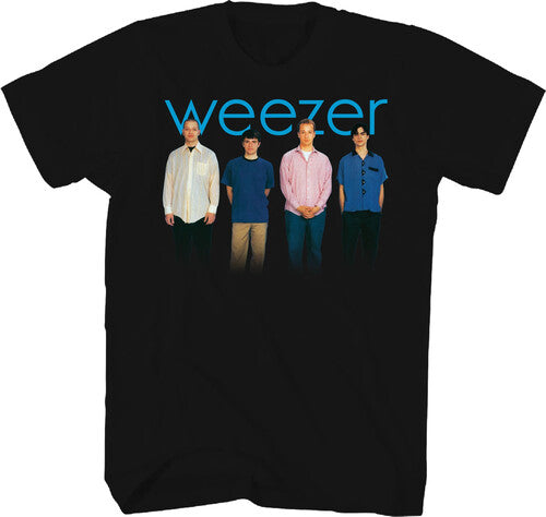 Weezer Blue Album Cover Tshirt 1x Large Black - Weezer Blue Album Cover Tshirt 1x Large Black - Apparel