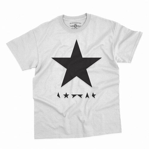 David Bowie Blackstar Album Cover T-shirt White Xl - David Bowie Blackstar Album Cover T-shirt White Xl - Apparel