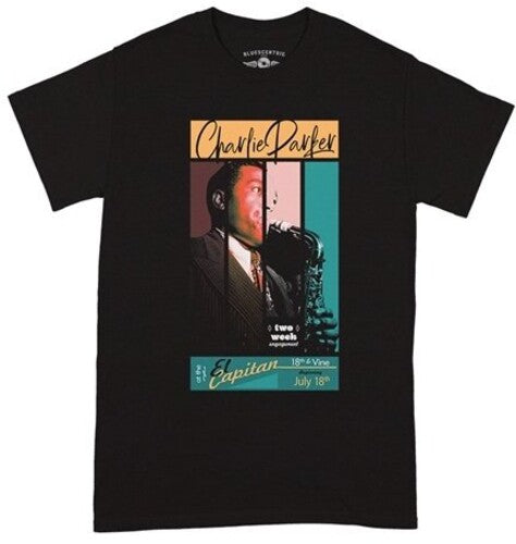 Charlie Parker 18th & Vine T-shirt Black 2xl - Charlie Parker 18th & Vine T-shirt Black 2xl - Apparel