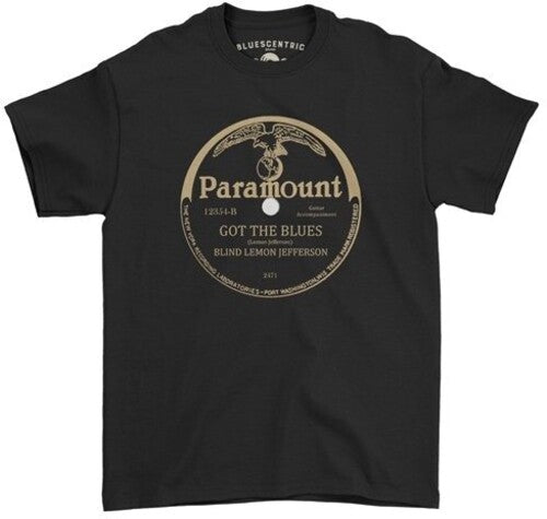 Paramount Records Got The Blues T-shirt Black 2xl - Paramount Records Got The Blues T-shirt Black 2xl - Apparel