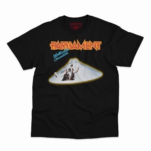 Parliament Mothership Connection Shirt Black Large - Parliament Mothership Connection Shirt Black Large - Apparel