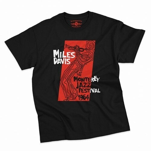 Miles Davis Mont Jazz Fest 1964 T-shirt Black 2xl - Miles Davis Mont Jazz Fest 1964 T-shirt Black 2xl - Apparel