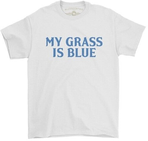 My Grass Is Blue Bluegrass T-shirt White Large - My Grass Is Blue Bluegrass T-shirt White Large - Apparel