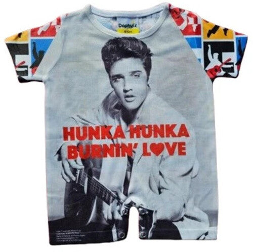 Daphyls Elvis Hunka Love Romper 12-18 Ephunr - Daphyls Elvis Hunka Love Romper 12-18 Ephunr - Apparel