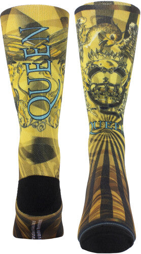 Perri's Queen Gold Crest Crew Socks - Perri's Queen Gold Crest Crew Socks - Apparel
