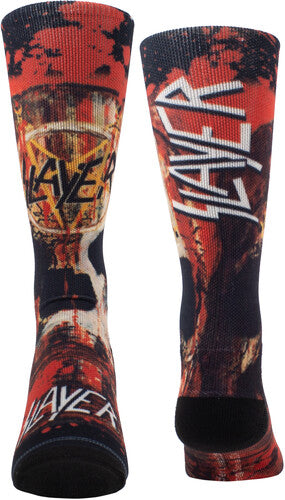 Perri's Slayer Horror Skull Crew Socks - Perri's Slayer Horror Skull Crew Socks - Apparel