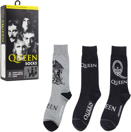 Perri's Queen Crew Socks 3 Pack Gift Box - Perri's Queen Crew Socks 3 Pack Gift Box - Apparel