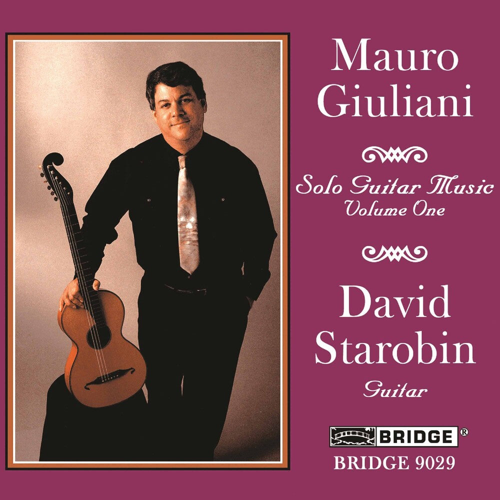 DAVID STAROBIN - Solo Guitar Music Music CD