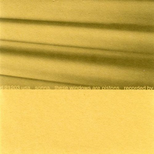 Sonna - These Windows Are Pistons Music CD