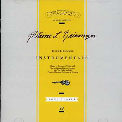 Blaine Reininger L - Instrumentals Music CD