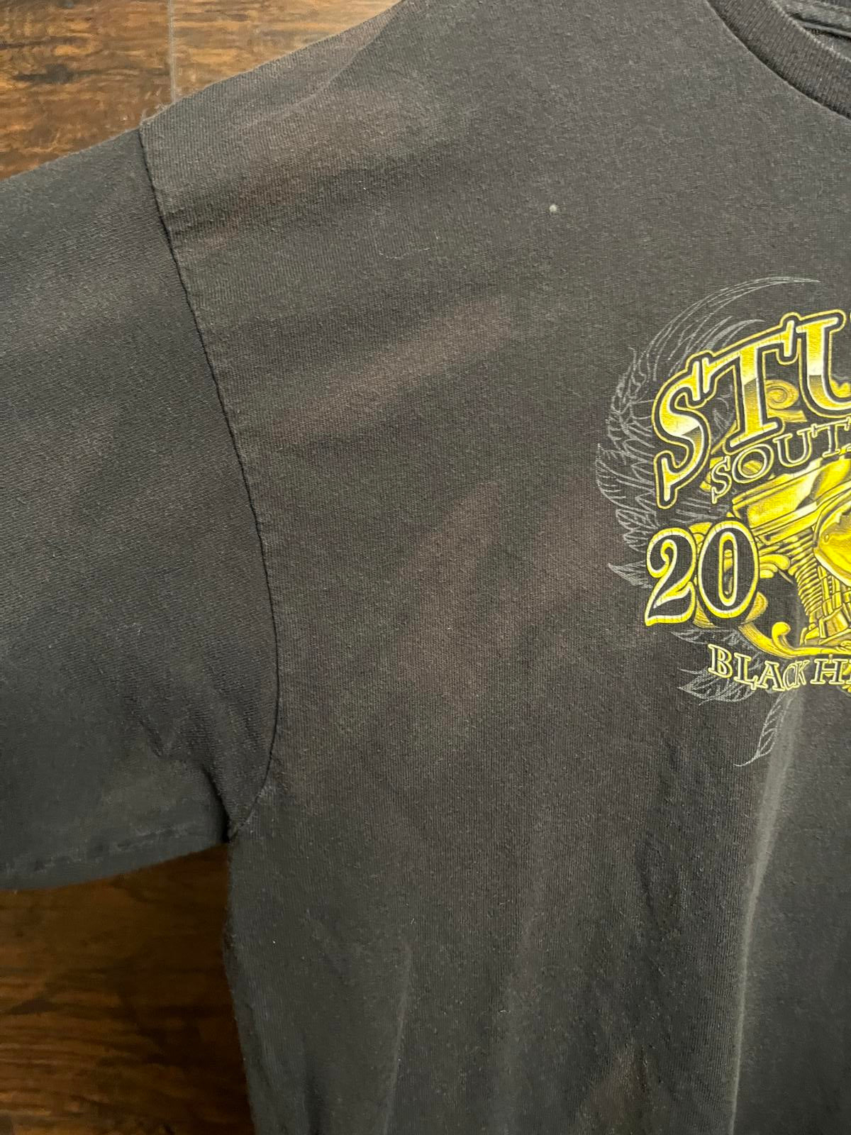Faded Sturgis Biker Tshirt South Dakota Black Hills Rally XL