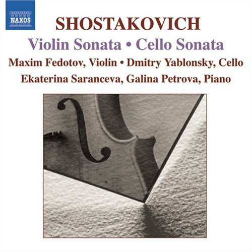 Maxim Fedotov - Violin & Cello Sonatas Music CD