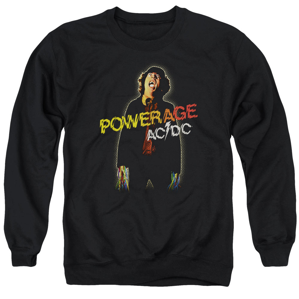 Acdc Powerage Mens Crewneck Sweatshirt Black