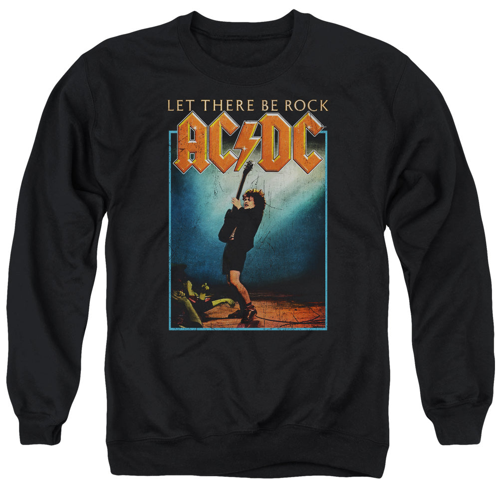 Acdc Let There Be Rock Mens Crewneck Sweatshirt Black