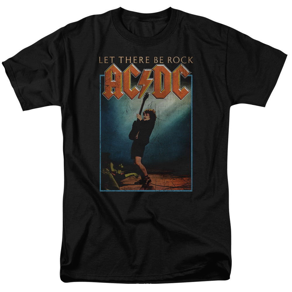 AC/DC Let There Be Rock Mens T Shirt Black Officially Licensed
