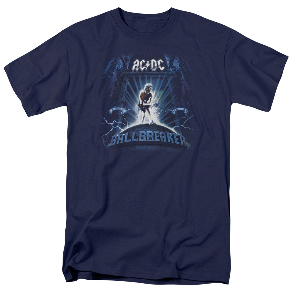 AC/DC Ballbreaker Mens T Shirt Navy Officially Licensed