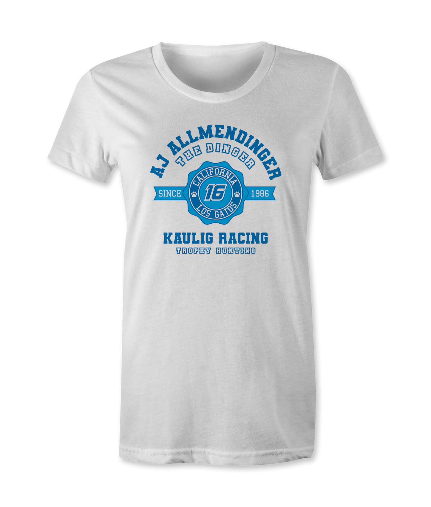 Aj Allmendinger Collegiate Women's T-Shirts