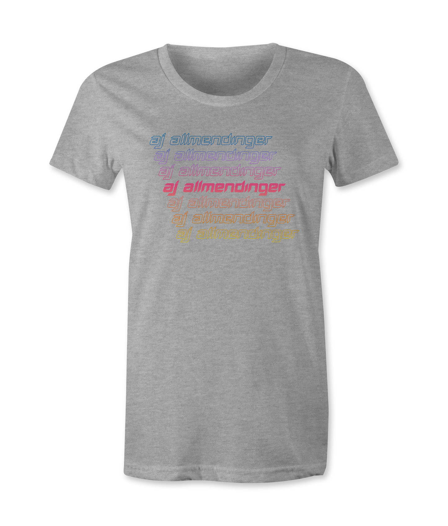 AJ Allmendinger - Sunset Name Women's T-Shirts