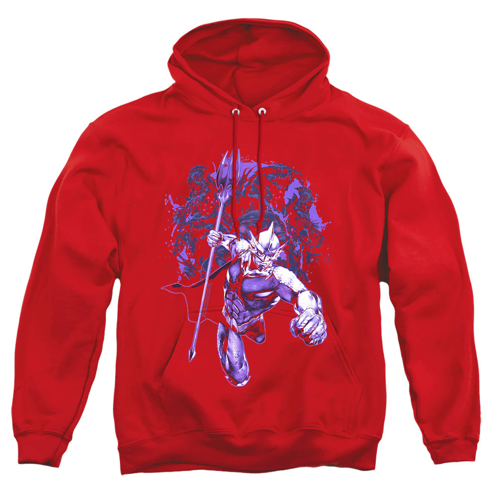Aquaman Movie Evil Doers Mens Hoodie Navy Officially Licensed