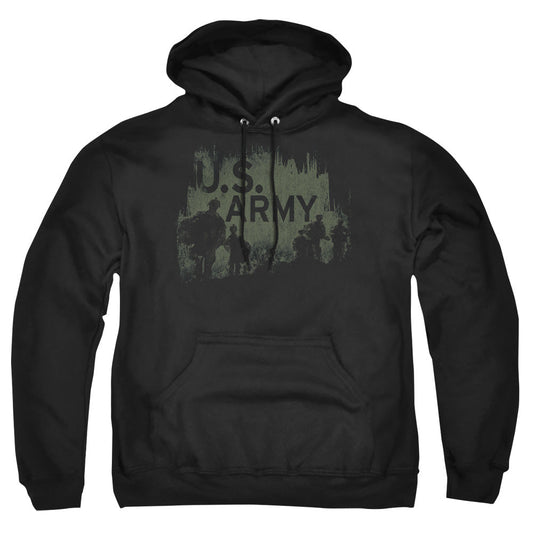 Army Soldiers Mens Hoodie Black Officially Licensed