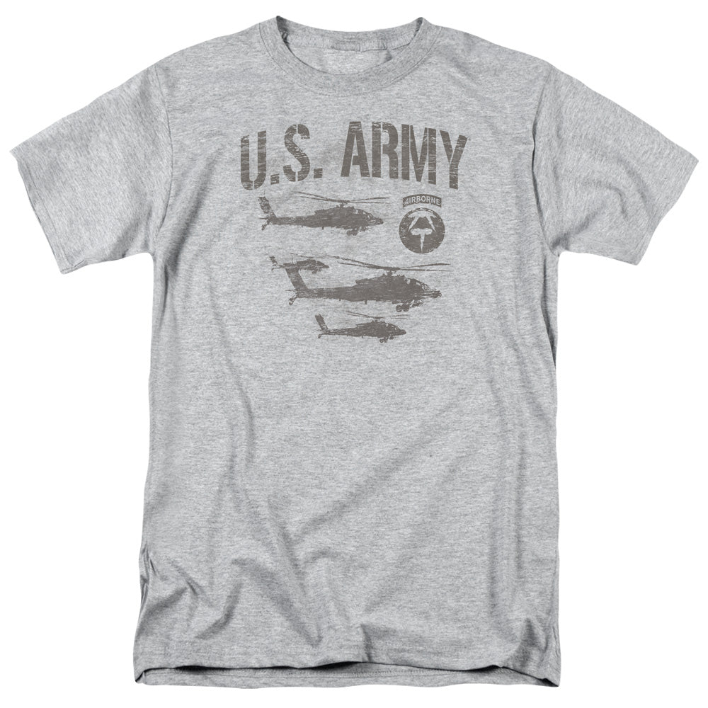 Army Airborne Mens T Shirt Athletic Heather Officially Licensed