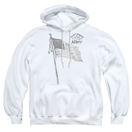 Army Tristar Mens Hoodie White Officially Licensed