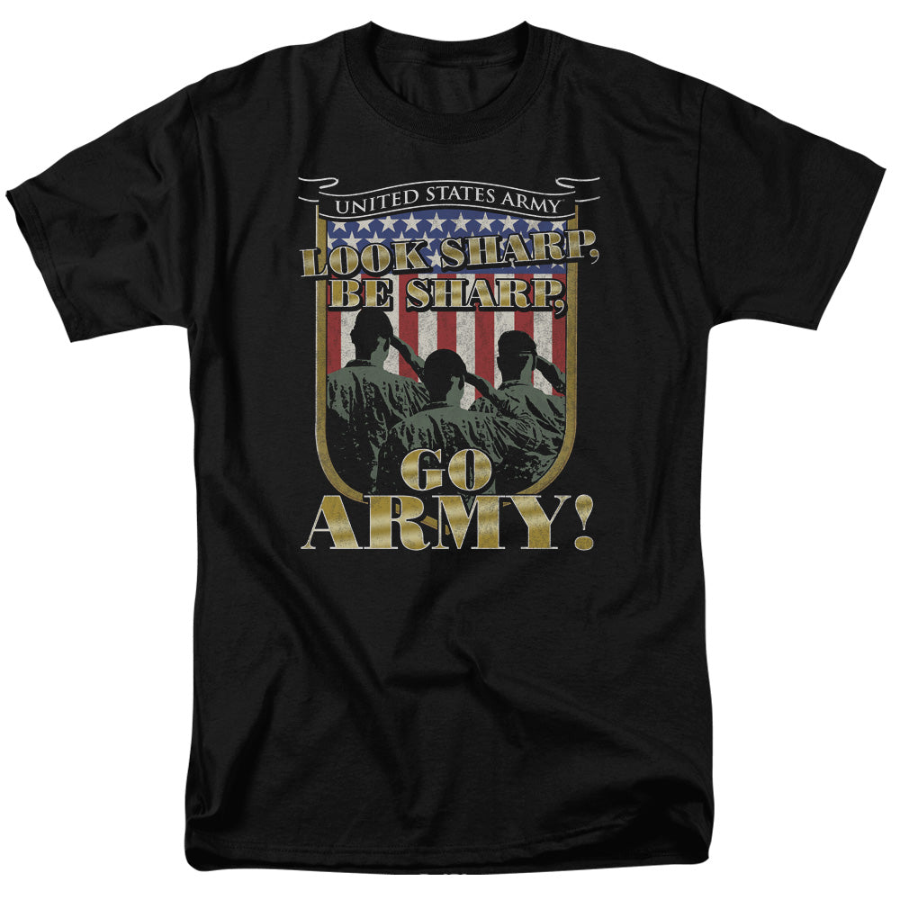 Army Go Army Mens T Shirt Black Officially Licensed