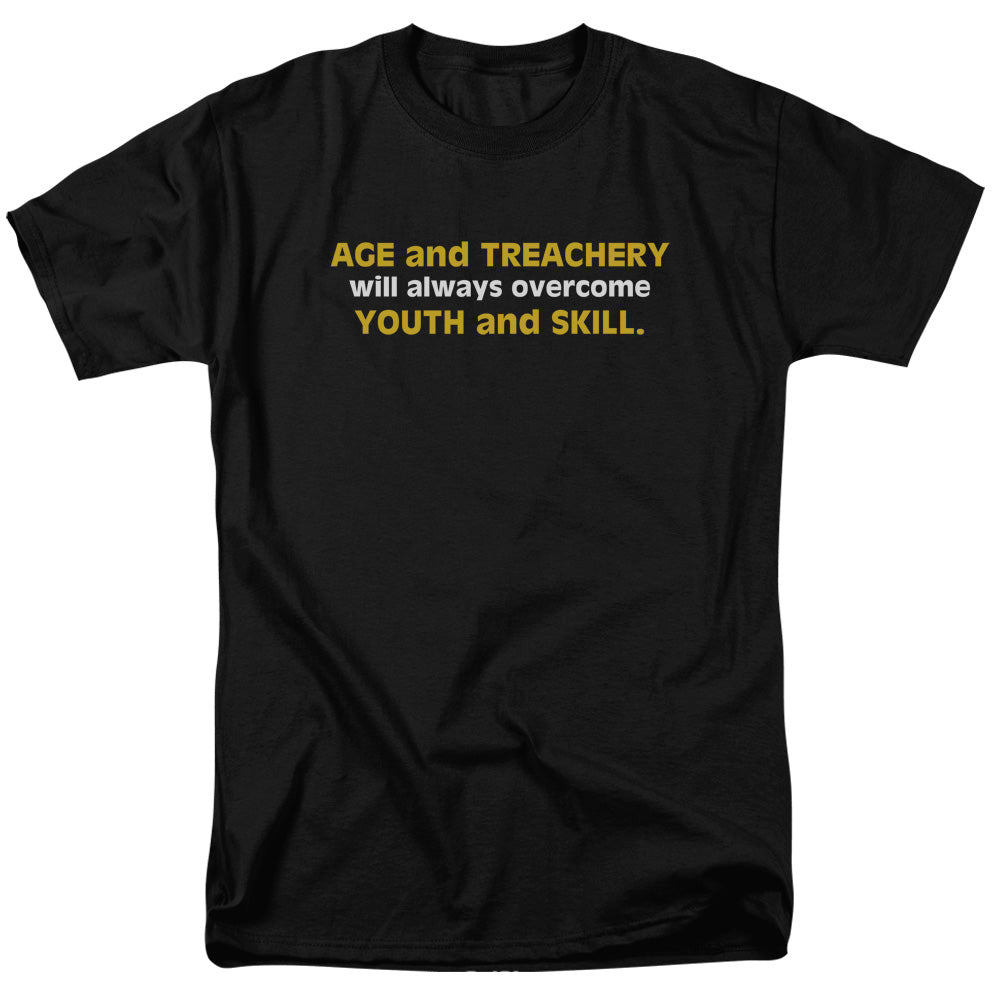 Age And Treachery Mens T Shirt Black Officially Licensed