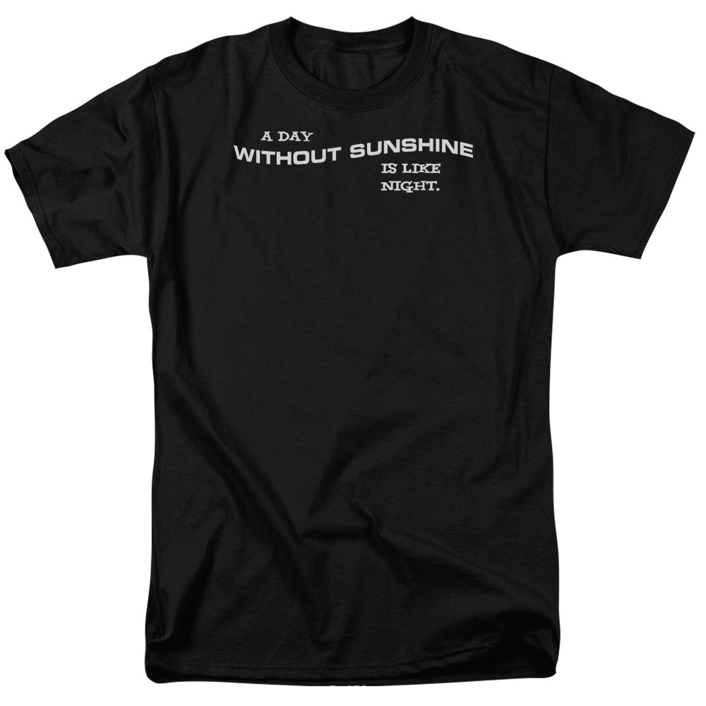 Day Without Sunshine Mens T Shirt Black Officially Licensed