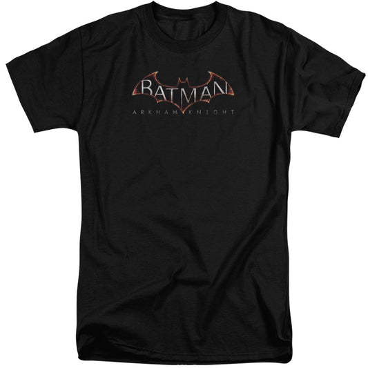 Batman Arkham Knight Logo Mens Tall T Shirt Black Officially Licensed