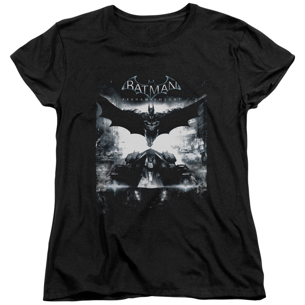 Batman Arkham Knight Forward Force Womens T Shirt Black Officially Licensed