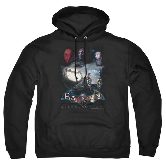 Batman Arkham Knight Villain Storm Mens Hoodie Black Officially Licensed