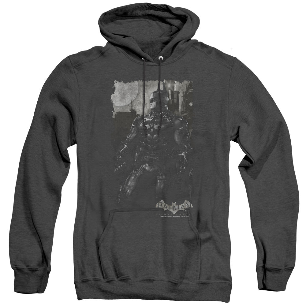 Batman Arkham Knight Bat Brood Heather Mens Hoodie Black Officially Licensed
