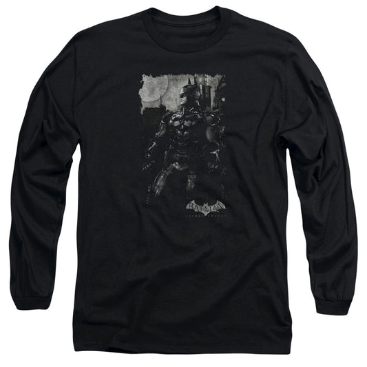 Batman Arkham Knight Bat Brood Mens Long Sleeve Shirt Black Officially Licensed