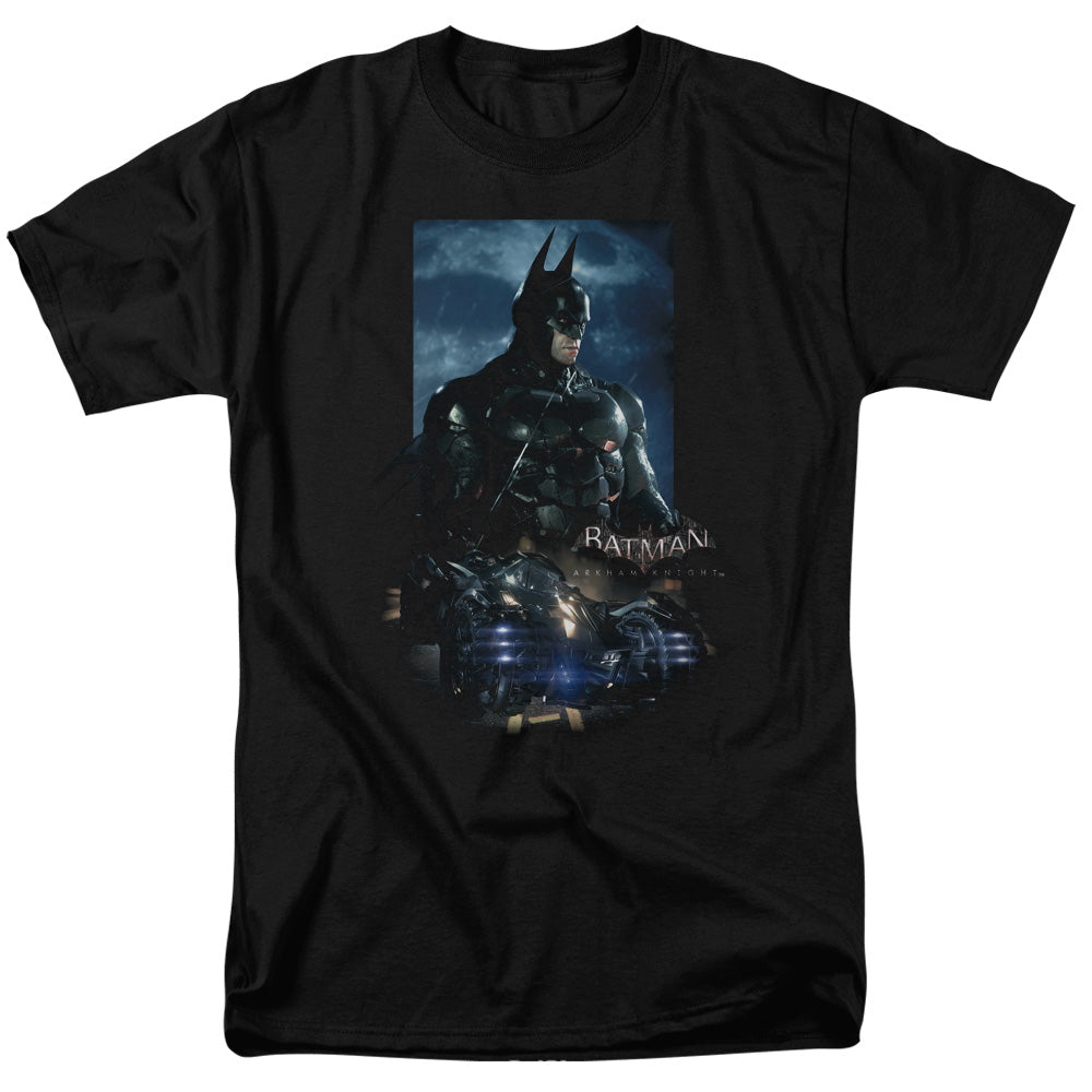 Batman Arkham Knight Batmobile Mens T Shirt Black Officially Licensed