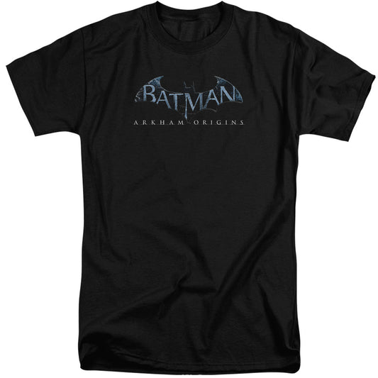 Batman Arkham Origins Logo Mens Tall T Shirt Black Officially Licensed