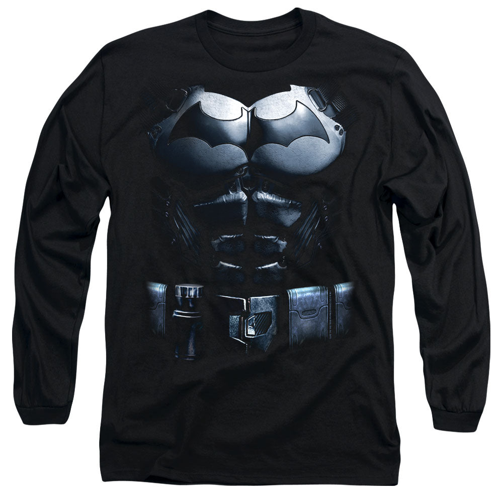 Batman Arkham Origins Uniform Mens Long Sleeve Shirt Black Officially Licensed